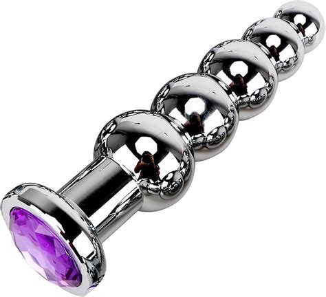 Amazon BDSM Metal Anal Hook Butt Plug Stainless Steel Smooth Ball Anal Plug Anus Beads