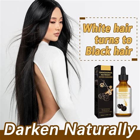 Anti Gray Hair Serum Black Hair Essence White To Black 30ml