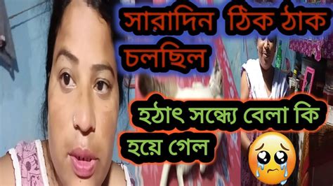 সারাদিন ঠিক ঠাক চলছিল হঠাৎ সন্ধে বেলা কি হয়ে গেল। Dailyvlog Lifestyle