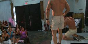 Busty CFNM Babes Cocksucking Lucky Strippers Porn Videos