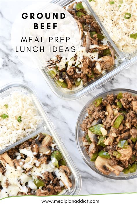 10 Ground Beef Meal Prep Lunch Ideas Meal Plan Addict