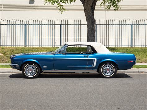 1968 Ford Mustang 390 335hp V8 Gt S Code Convertible Stock 28554 For Sale Near Torrance Ca