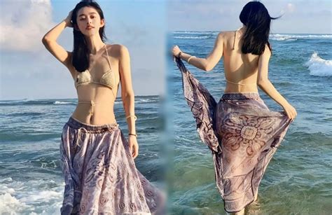 Nữ thần tắm suối Trung Quốc diện bikini vào rừng sâu khoe dáng đẹp mỹ