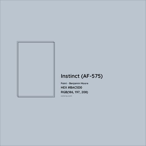 Benjamin Moore Instinct Af 575 Paint Color Codes Similar Paints And