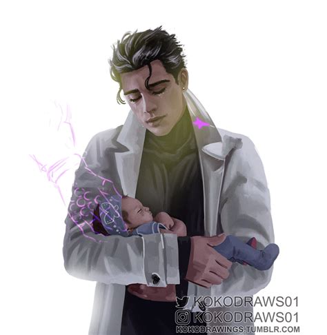 Fanart Jotaro And Baby Jolyne Art By Me D Rstardustcrusaders