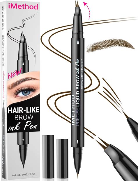 Amazon Imethod Curved Eyebrow Pen Eyebrow Pencil In Dual