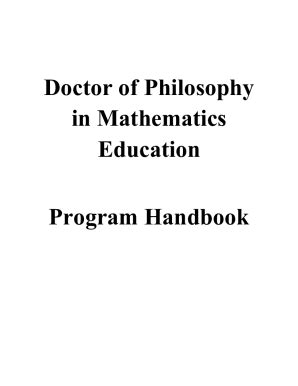 Fillable Online Prime Natsci Msu Mathematics Education Ph D Doctor