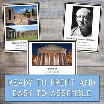 Ancient Rome Bulletin Board Kit With Primary Sources Printable Posters