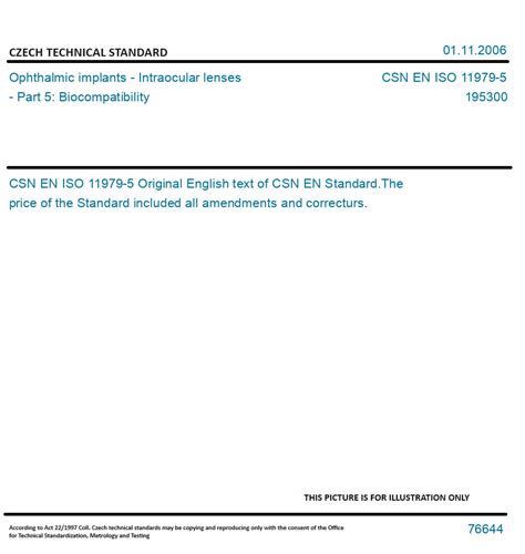 Csn En Iso Ophthalmic Implants Intraocular Lenses Part