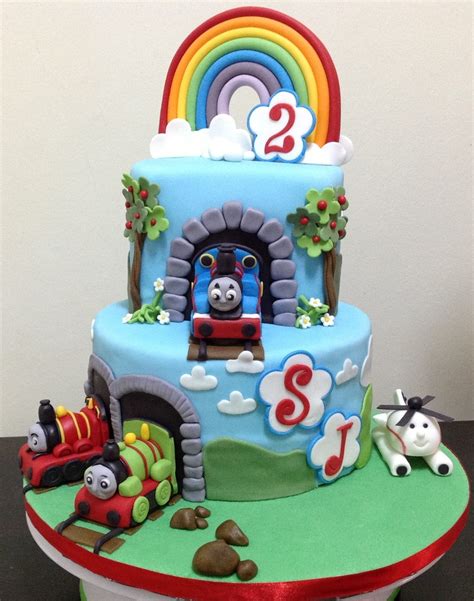 Thomas The Tank Engine 2nd Birthday Cake