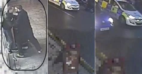 Shocking Cctv Footage Shows Moment Police Drive Off As Tesco Security