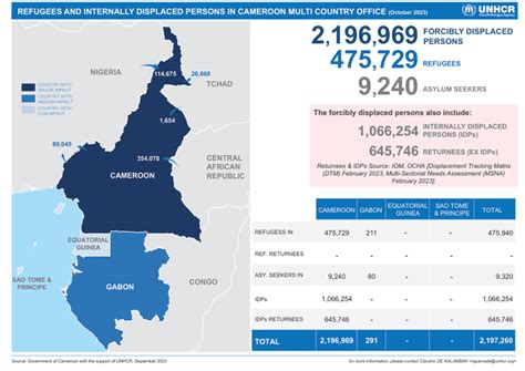Refugees and Internally Displaced Persons in Cameroon Multi Country