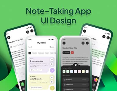 notes app design projects   logos illustrations