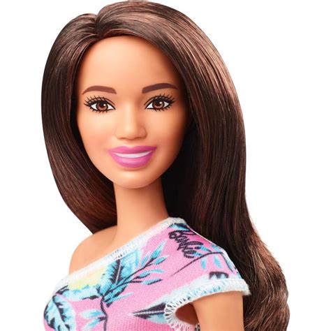 Barbie Flower Dresses Pink And Brunette Doll GHT BarbiePedia