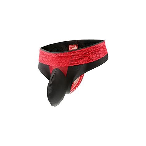 CEWIFO Perizoma Thong String Tanga Intimo Pizzo Intimo Uomo Sexy Hot Intimo Sexy Uomo Hot Per