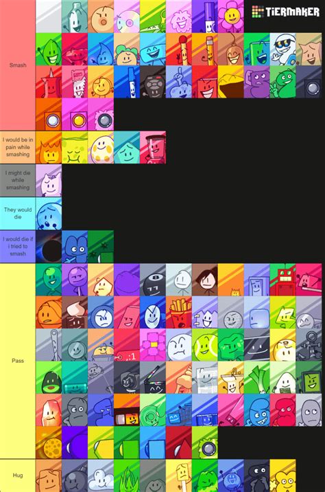Bfdi Smash Or Pass Battlefordreamisland