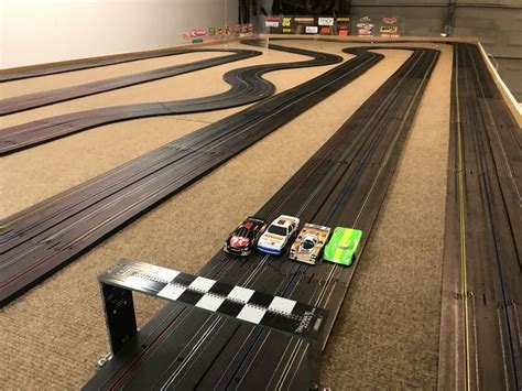 4 Lane Ho Slot Car Track Layout For Sale