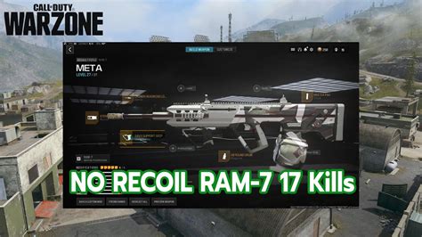 Warzone 3 17 Kills Win No Recoil RAM 7 YouTube