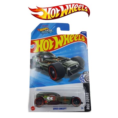 Jual Hot Wheels Hw Concept Hijau Rod Squad Mobil Balap Lets Race Shopee Indonesia