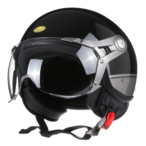 D Exp Riences De Moto R Tro Open Face Pour Hommes Et Femmes Casque De V