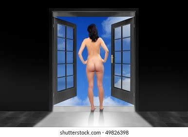 Beautiful Naked Woman Darkness Room Opened Stock Photo 49826398 Shutterstock