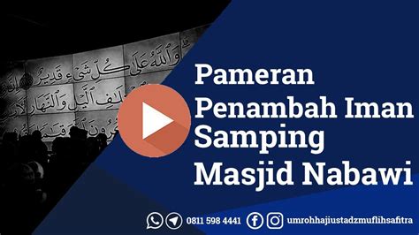 Vitamin Ilmu Haji Umroh Pameran Penambah Iman Samping Masjid