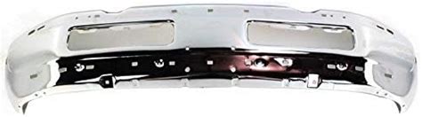 New Front Bumper Face Bar Chrome Steel Upper Lower