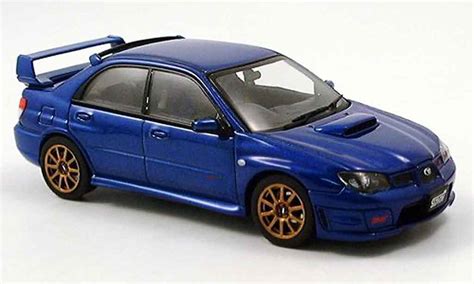 Subaru Impreza WRX STI Miniature Bleu 2006 Autoart 1 43 Voiture