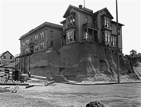 Historical Photographs Of Seattle Regrades At The Beginning Of The Th