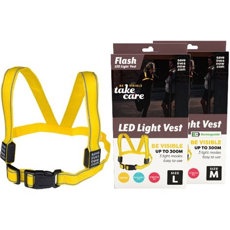 flash led light vest   trailblazers outdoor retail store