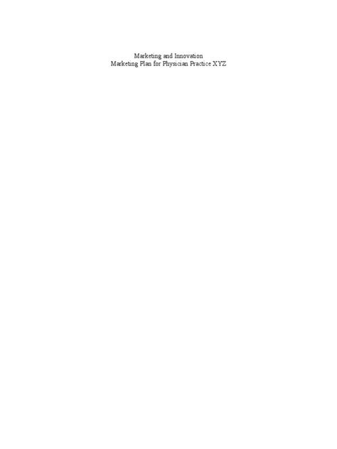 marketing plan healthcare  alternative medicine medicine