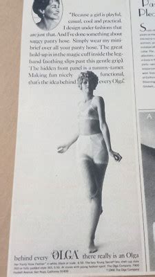 1968 Print Ad Olga Pantyhose Partner Panties Bra SEXY GIRL Lingerie Advertising EBay