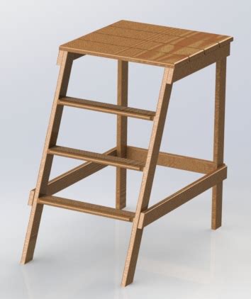 bratts ladders timber fixed platform steps