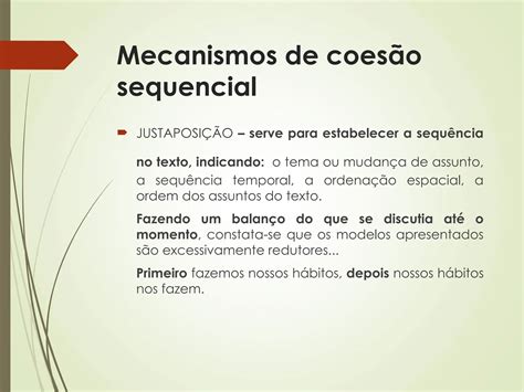 Qual É A Definição De Coesão Textual - Tipos e mecanismos de coesao textual (1).ppt