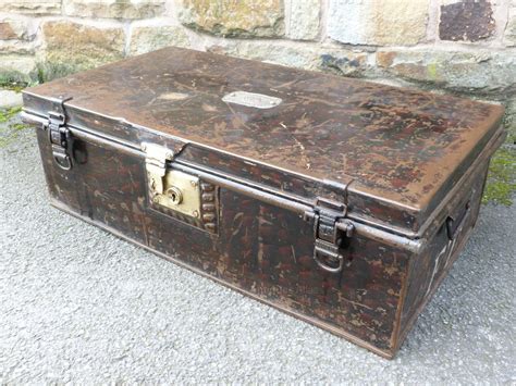 Antiques Atlas Vintage Tin Trunk