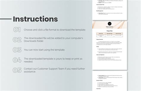 Small Project Plan Template - Download in Word, Google Docs, PDF ...