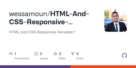 GitHub - wessamoun/HTML-And-CSS-Responsive-Template-1: HTML And CSS ...