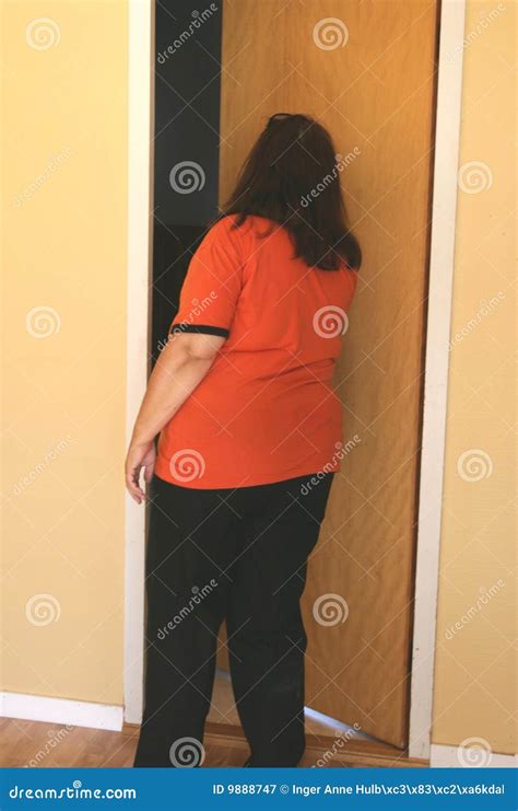 Obese Woman Stock Image Image Of Disabled Mature Middle