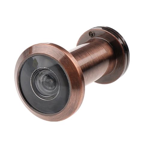 Buy Copper Adjustable Home Security 200 Degree Wide Angle Door Viewer