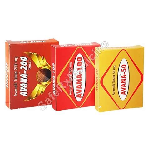 Avana Tablets - SafeRx Medicine