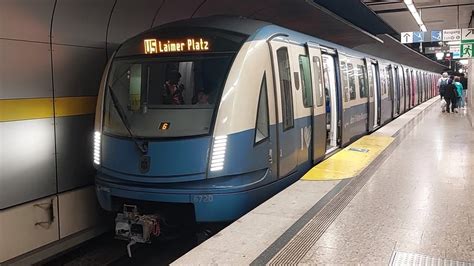 Mitfahrt in der U5 von Quiddestraße bis Hbf im C2 Wagen 6720 mit