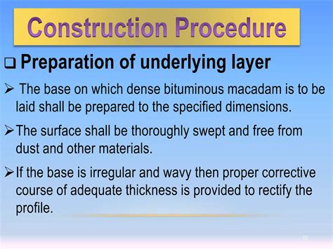 Dense Bituminous Macadam Road | PPT