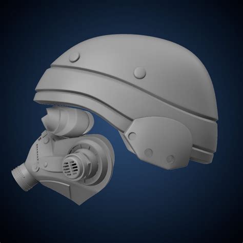 Killzone Helghast Soldiers Helmet 3mf 3d Model Etsy
