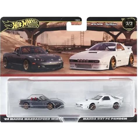 Hot Wheels Premium Mazda Rx Fc Mazda Miata Pr