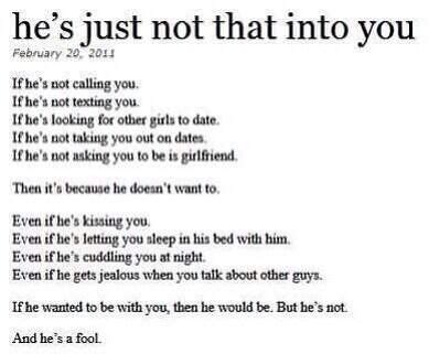 He's Just Not That Into You Quotes. QuotesGram