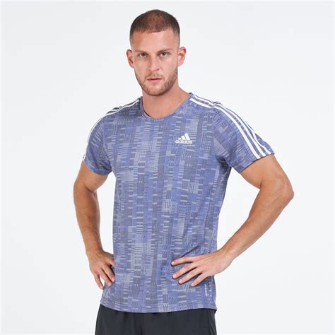 Buy Adidas Mens Own The Run Primeblue T Shirt Blue In Ksa Sss