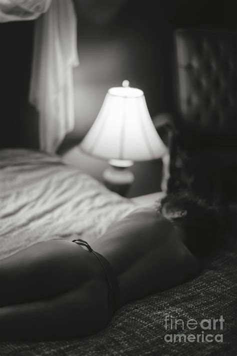 Vintage Art Nude Portrait Of The Back Of A Beautiful Naked Woman Photograph By Awen Fine Art