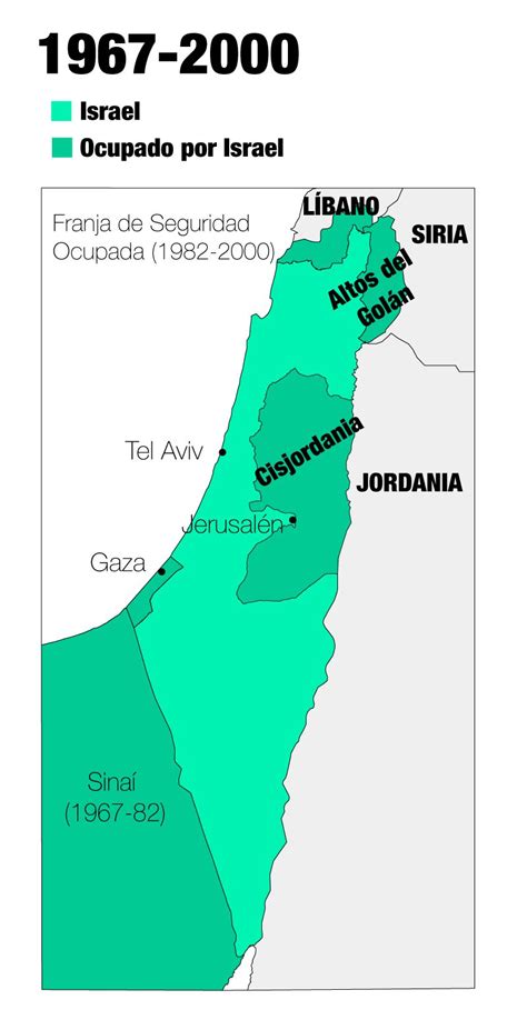 El Mapa De La Evoluci N Del Territorio De Israel Y Palestina