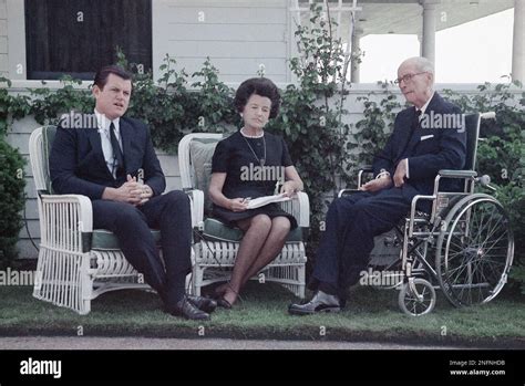 Sen. Edward M. Kennedy (D-Mass.) is shown with his parents, Joseph and ...