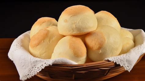 Premium Ai Image Brazilian Cheese Bread Or Pao De Queijo Traditional